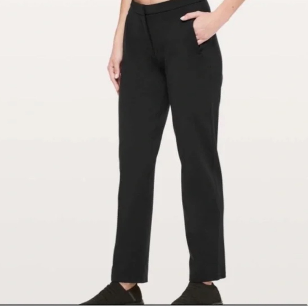 Lululemon On the Move Black Dress Pants 4